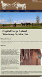 Mobile Screenshot of capitallargeanimalvet.com